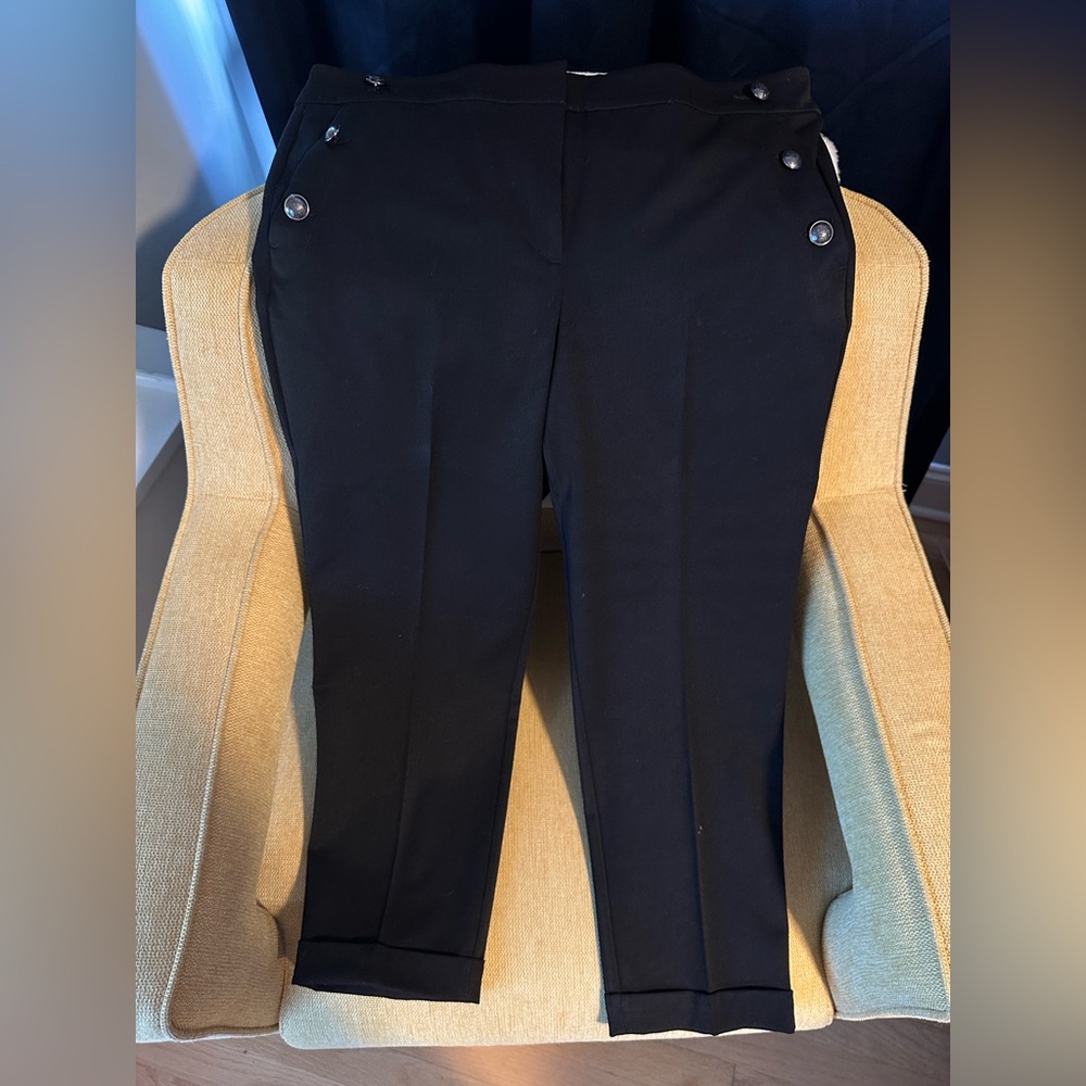 LOFT Black Ankle Pants